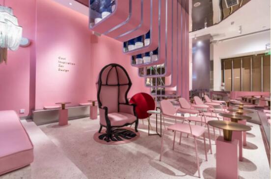 喜茶广州首家粉色主题店亮相天环广场 旨在赢得少女的心