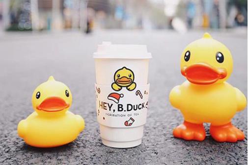 喜茶再跨界！与B.Duck合作打造主题圣诞季！