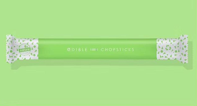 为环保，饿了么推出“可以吃的筷子”